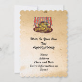 Invitation Serpent de chien de la Garde de l'Arizona (Devant)