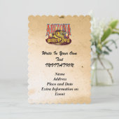 Invitation Serpent de chien de la Garde de l'Arizona (Debout devant)