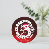 INVITATION SERPENT DRAGON BLANC RUBIS BOURGOGNE ROUGE PIERRE  (Debout devant)