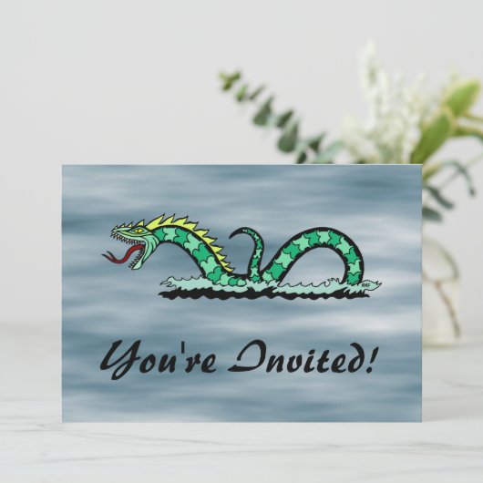 Invitation Serpent marin (Debout devant)