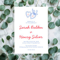 Serrure de coeur Whimsical Doodle Croquis moderne 