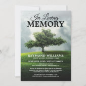 Invitation Service Arborescence | Célébration de la vie au pa (Devant)