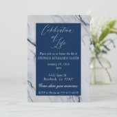 Invitation Service commémoratif de la fête de la vie (Debout devant)