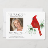 Invitation Service commémoratif du cardinal rouge (Devant)