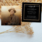 Invitation Service commémoratif Espanol | Espagnol Photo funé