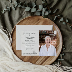 Invitation Service commémoratif, Fête funéraire de la vie