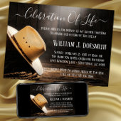 Invitation Service commémoratif funéraire de Cowboy