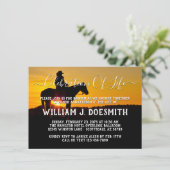 Invitation Service commémoratif funéraire de Sunset Cowboy (Debout devant)