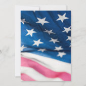 Invitation Service commémoratif patriotique vétéran du drapea (Dos)