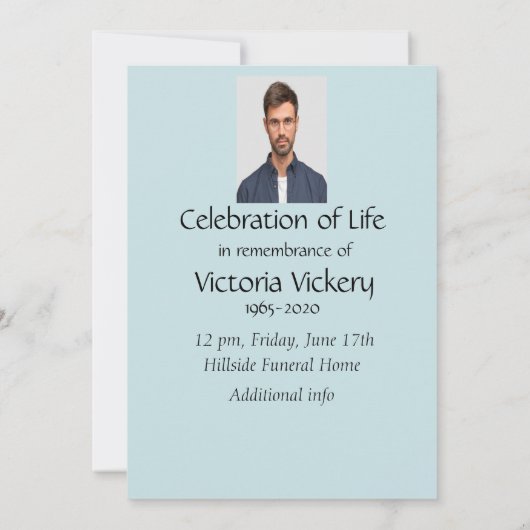 Invitation Service commémoratif personnalisé Voilier Voilier  (Dos)