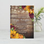 Invitation Service commémoratif Tournesol et décès de Roses (Debout devant)