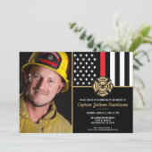 Invitation Service des incendies de retraite des pompiers Pho (Debout devant)