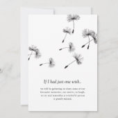 Invitation Service funéraire | Célébration de la vie photo (Dos)