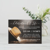 Invitation Service funéraire commémoratif de Cowboy (Debout devant)