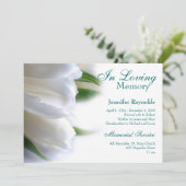 Invitation Service funéraire commémoratif de photos encadrées (Debout devant)