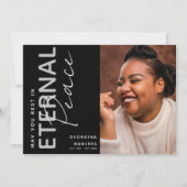 Invitation Service funéraire ou commémoratif d'Eternal Peace (Devant)