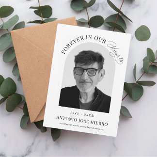 Invitation Service Mémorial Imprimé Ou Numérique