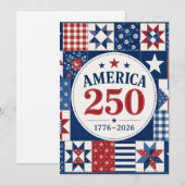 Invitation Serviette matelassée USA 250 (Devant / Derrière)
