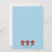 Invitation Servir Un Pain D'Épice De Père Noël À La Cuisson (Dos)