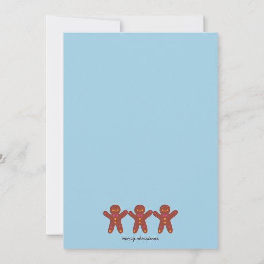 Invitation Servir Un Pain D'Épice De Père Noël À La Cuisson (Dos)