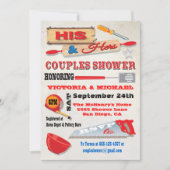 Invitation Ses et ses couples Outils Cuisine Douche Invitatio (Devant)
