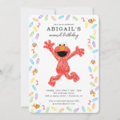 Invitation Sesame Street Elmo | Anniversaire de Crayon (Devant)