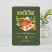 Invitation Sesame Street - Elmo | C'est l'heure de l'aventure (Debout devant)