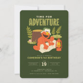 Invitation Sesame Street - Elmo | C'est l'heure de l'aventure (Devant)