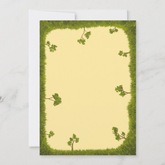 Invitation Sesame Street - Grand oiseau (Dos)