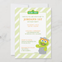 Sesame Street Oscar the Grouch Baby Anniversaire