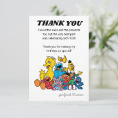 Invitation Sesame Street Pals 1er anniversaire - Merci (Debout devant)
