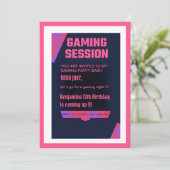 Invitation session de jeux pour adolescents (Debout devant)