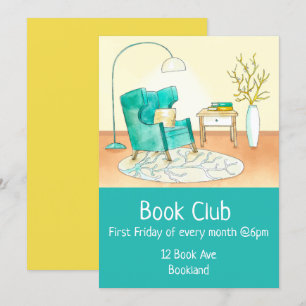 Invitation Session du livre du groupe Bookclub