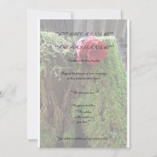 Invitation S'est levé (Devant)