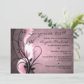 Invitation S'est levée l'invitation de fête d'anniversaire de (Debout devant)