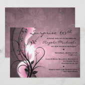 Invitation S'est levée l'invitation de fête d'anniversaire de (Devant / Derrière)