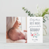 Invitation Seules les meilleures mamans sont promues à Grammy (Debout devant)