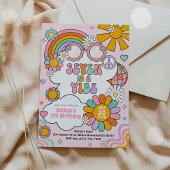 Invitation Seven Est Un Vibe Super les années 70 Fleur Power