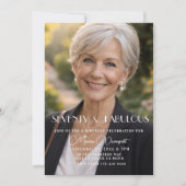 Invitation Seventy and Fabulous Photo 70th Birthday Party (Devant)