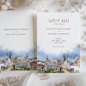 Invitation Séville romantique Espagne Destination Enregistrer