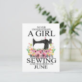 Invitation Sewing (homonymie) | Who Loves Sewing And Was Born (Debout devant)