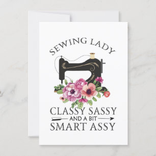 Invitation Sewing Lady Class Sassy And A Bit Smart Assy