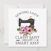 Invitation Sewing Lady Class Sassy And A Bit Smart Assy (Dos)
