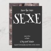 INVITATION SEXE (Devant / Derrière)