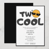 Invitation Sexe neutre drôle 2ème anniversaire (Devant / Derrière)