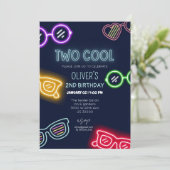 Invitation Sexe neutre drôle 2ème anniversaire (Debout devant)