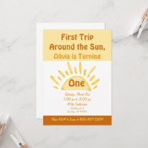 Sexe neutre Premier voyage autour du soleil annive