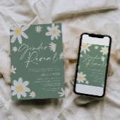 Invitation Sexe Révéler Daisy Sage Vert