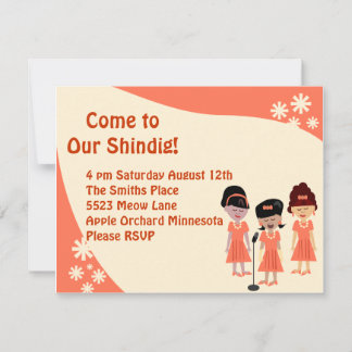 Invitation Sha La La A Girl Group Shindig