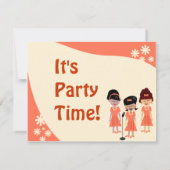 Invitation Sha La La A Girl Group Shindig (Dos)